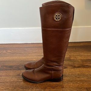Tory Burch Brown Riding Boots